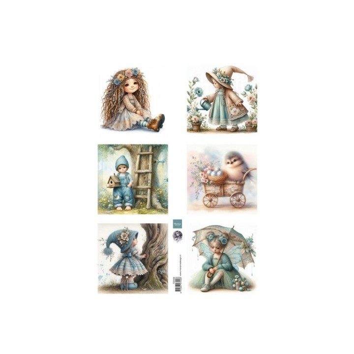 Marianne Design Knipvellen Dreamy spring by Fairybells A4
