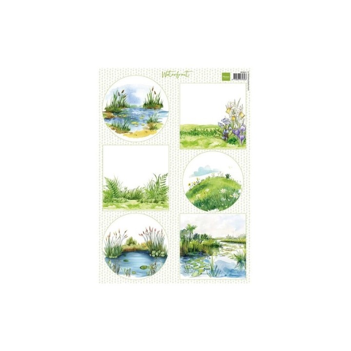 Marianne Design Knipvellen Waterfort A4