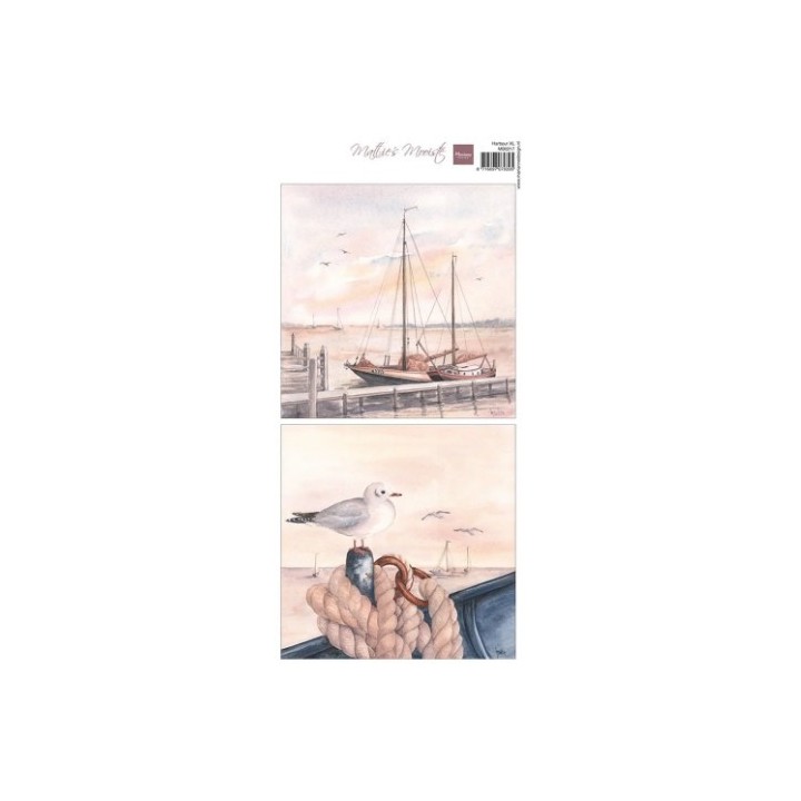 Marianne Design Knipvel Mattie's mooiste harbor XL