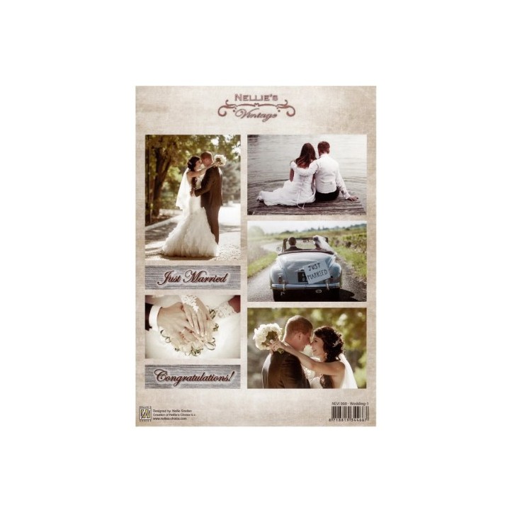 Nellie's Choice Vintage knipvel Wedding-1 A4