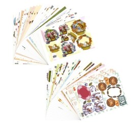 TBZ decoupage en knipvel assortiment A4 50x