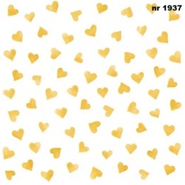 My Heart gold servet 33x33cm