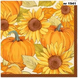 Pumpkin Sun servet 33x33cm