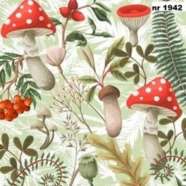 Forest Fungi servet 33x33cm
