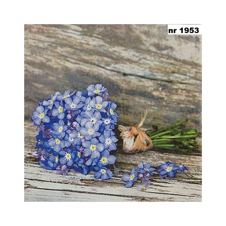 Forget-me-not servet 33x33cm