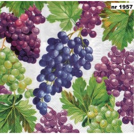 Grappe de Rainins servet 33x33cm