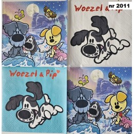 Woezel & Pip servet 33x33cm