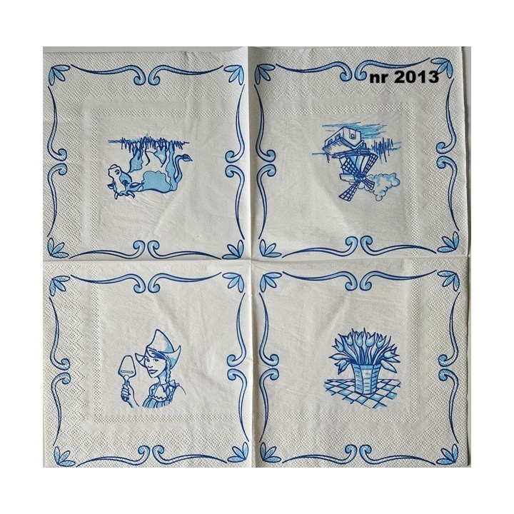 Nederland servet 33x33cm