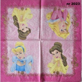Disney Princessen servet 33x33cm