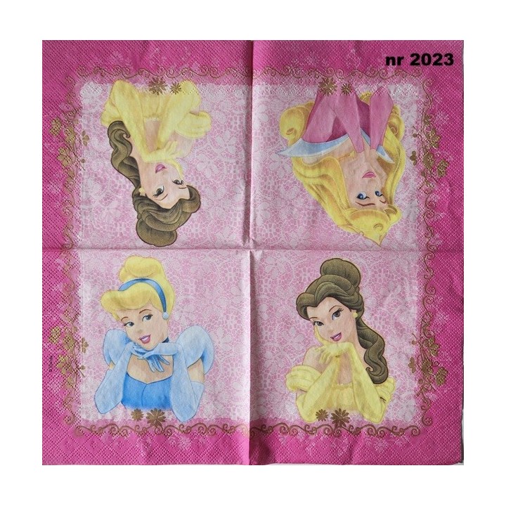 Disney Princessen servet 33x33cm
