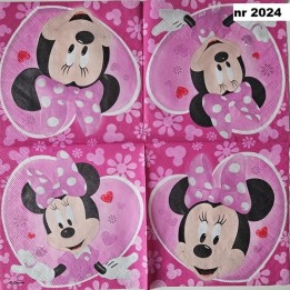 Disney Minnie Mouse servet 33x33cm