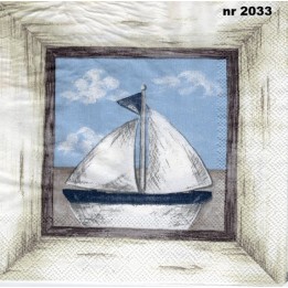 Sail away servet 33x33cm