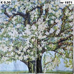Beemster Bloeiende Boom, Charley Toorop servet 33x33cm