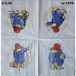 Paddington servet 33x33cm