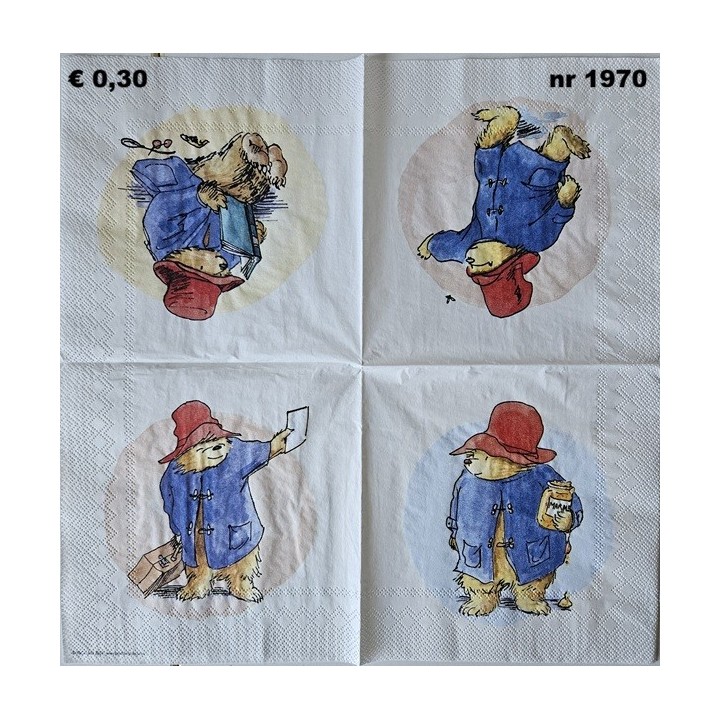 Paddington servet 33x33cm