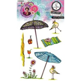 Studio Light Art By Marlene Clear Stamp A day at the beach