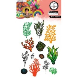 Studio Light Art By Marlene Clear Stamp A Lot Of Corals
