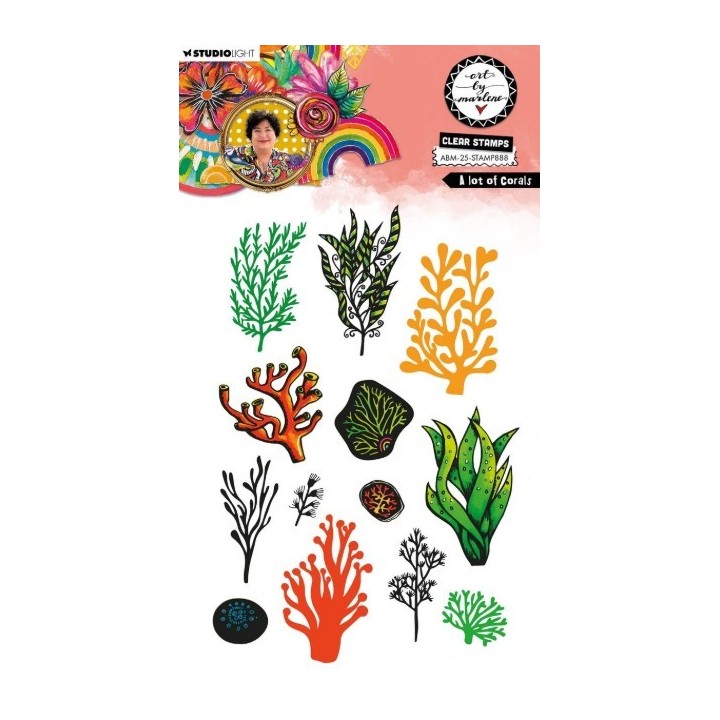 Studio Light Art By Marlene Clear Stamp A Lot Of Corals