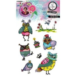 Studio Light Art By Marlene Clear Stamp An owl party