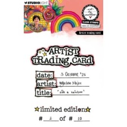 Studio Light Art By Marlene Clear Stamp Artist Trading Card