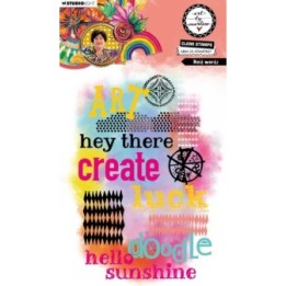 Studio Light Art by Marlene Clear Stamp Bold words