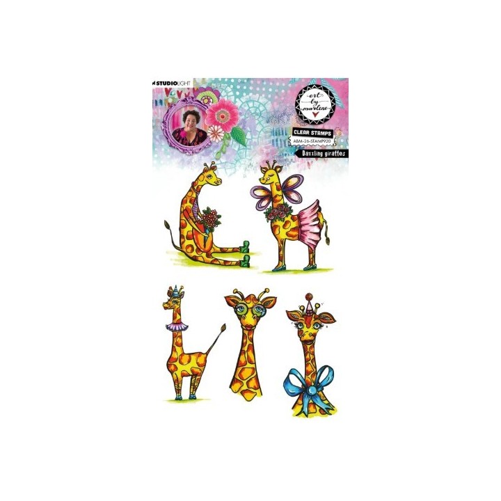 Studio Light Art By Marlene Clear Stamp Dazzling giraffes