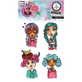 Studio Light Art By Marlene Clear Stamp Fabulous Girls