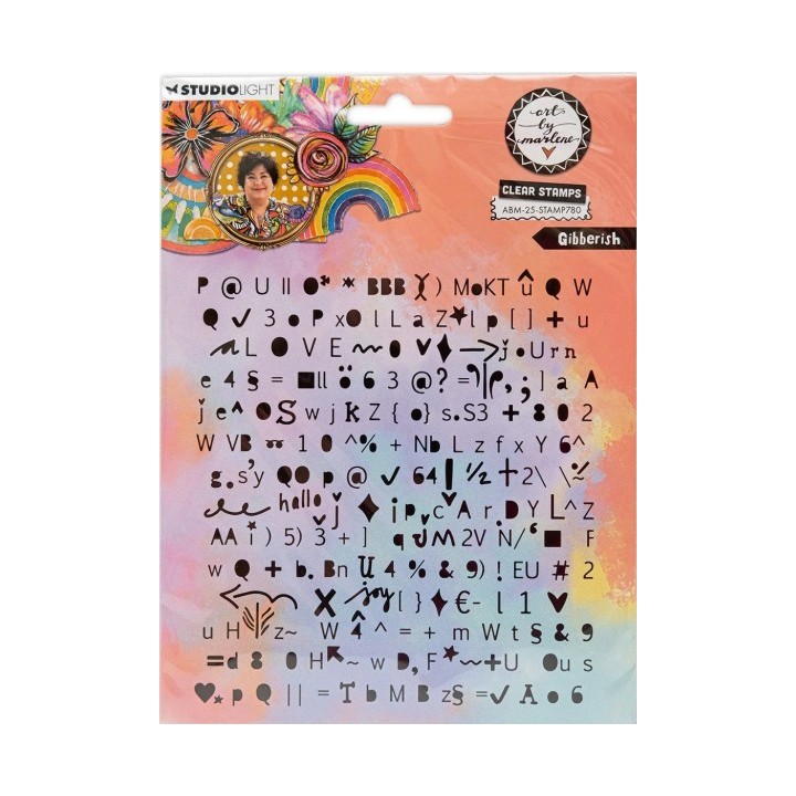 Studio Light Art By Marlene Clear Stamp Gibberish