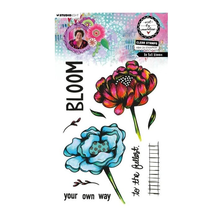 Studio Light Art By Marlene Clear Stamp In Full Bloom