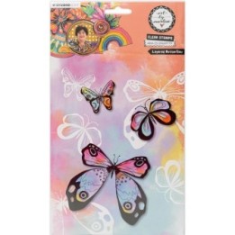 Studio Light Art By Marlene Clear Stamp Layered butterflies
