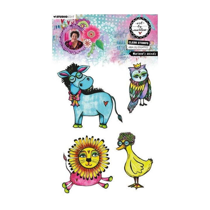 Studio Light Art By Marlene Clear Stamp Marlene's animals