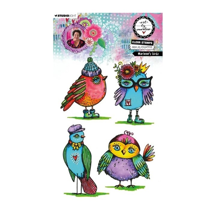 Studio Light Art By Marlene Clear Stamp Marlene's Birds