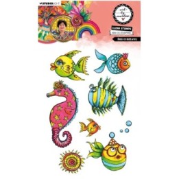 Studio Light Art By Marlene Clear Stamp Sea Creatures
