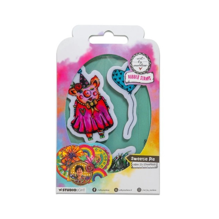 Studio Light Art by Marlene Cling Rubber Stamp Sweetie pie