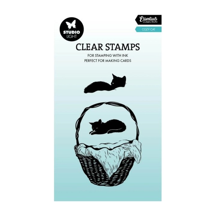 Studio Light Clear Stamp Cozy cat Essentials 53x89x3mm
