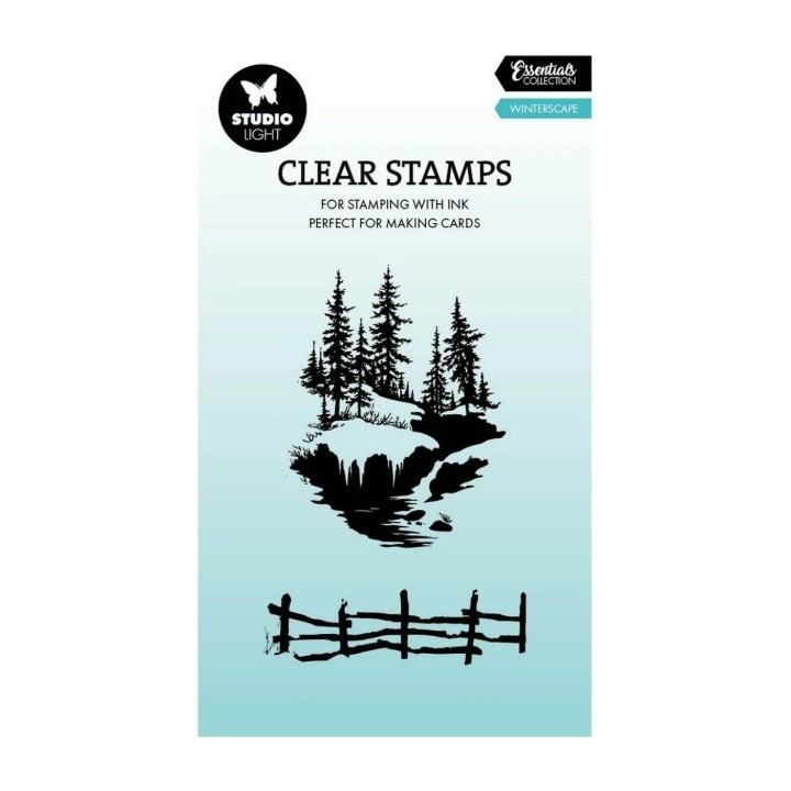Studio Light Clear Stamp Winterscape Essentials 57x86x3mm