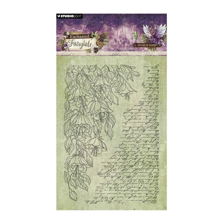 Studio Light Clear Stamps Floral & Script Enchanted Fairytale