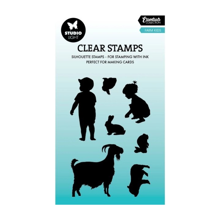 Studio Light Essentials Clear Stamp Farm Kids