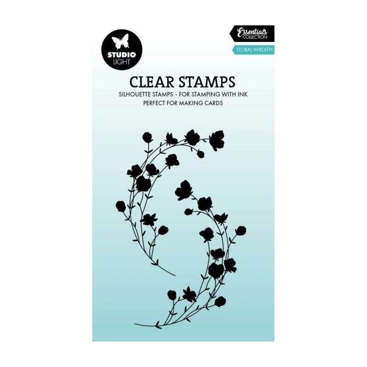 Studio Light Essentials Clear Stamp Floral wreath