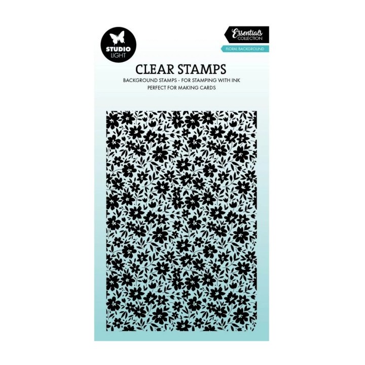 Studio Light Essentials Clear Stamp Flower background