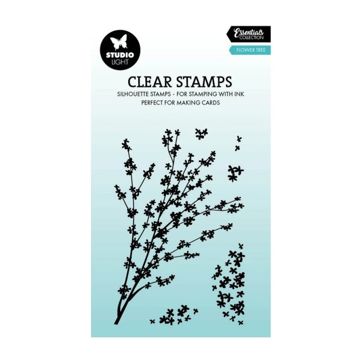 Studio Light Essentials Clear Stamp Flower tree