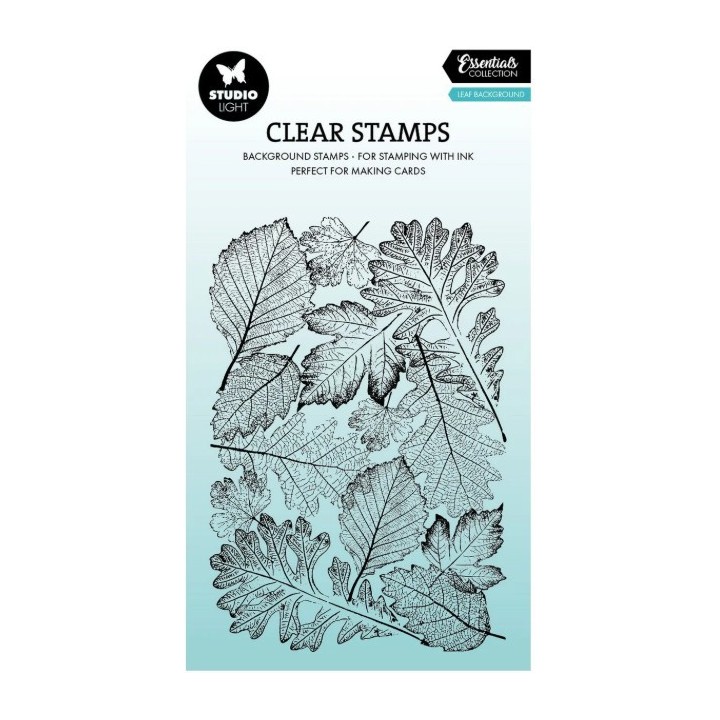 Studio Light Essentials Clear Stamp Leaf Background