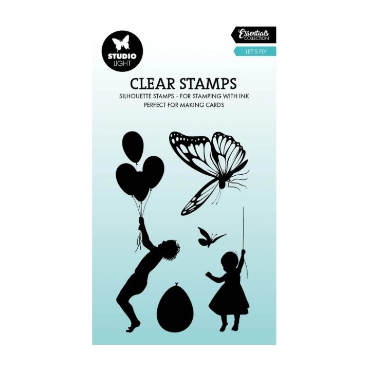 Studio Light Essentials Clear Stamp Let's fly