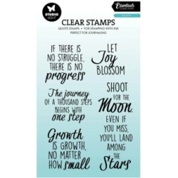 Studio Light Essentials Clear Stamp Quotes Growth