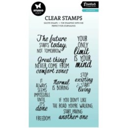 Studio Light Essentials Clear Stamp Quotes Motivation