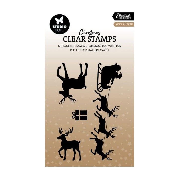 Studio Light Essentials Clear Stamp Santa & Reindeer
