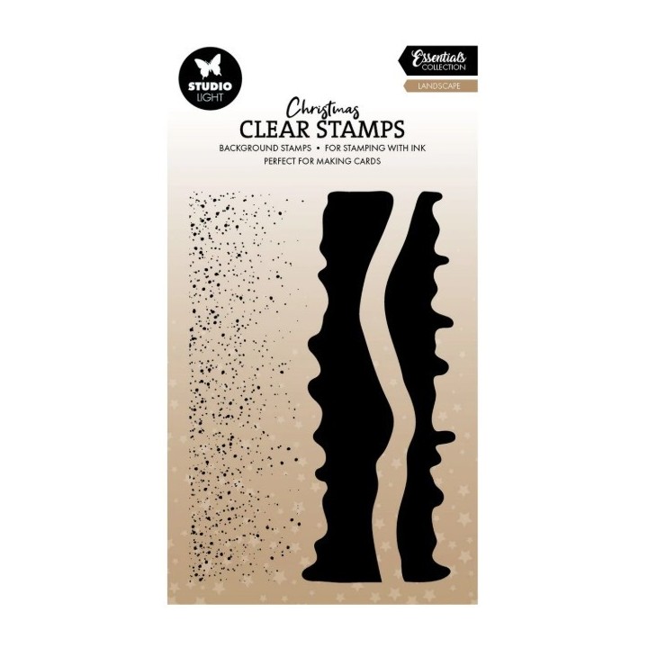 Studio Light Essentials Clear Stamp Snow Landscape