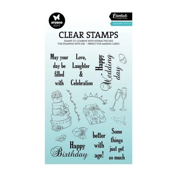 Studio Light Essentials Clear Stamp Turning Pop-Out