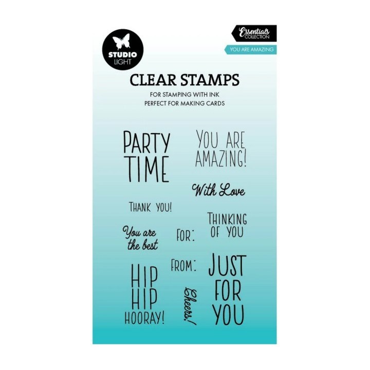 Studio Light Essentials Clear Stamp You Are Amazing