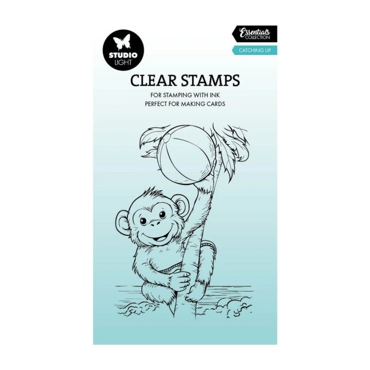 Studio Light Essentials Clear Stamps Catching Up Monkey